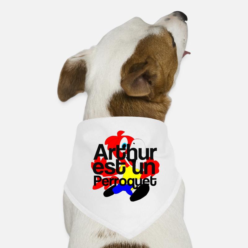 t-shirt cool Arthur est un Perroquet Gechenkidee Bandana pour chien