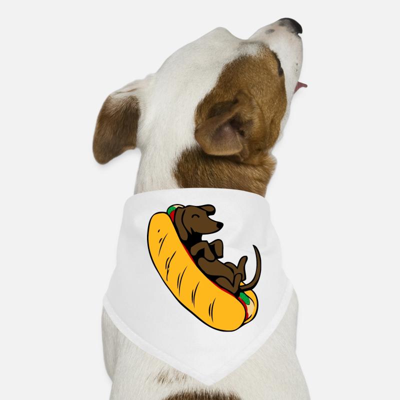Hot Dog Dackel Hunde-Bandana