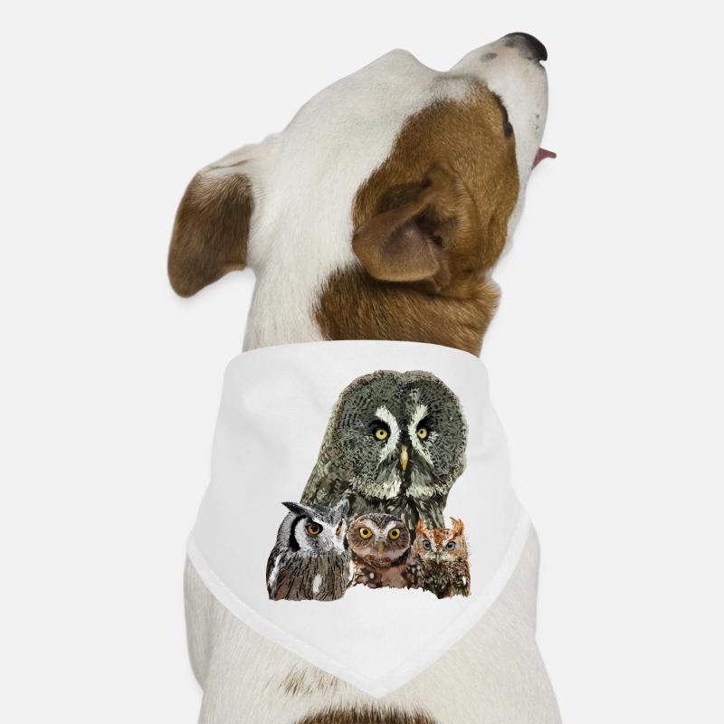 Eulen Hunde-Bandana