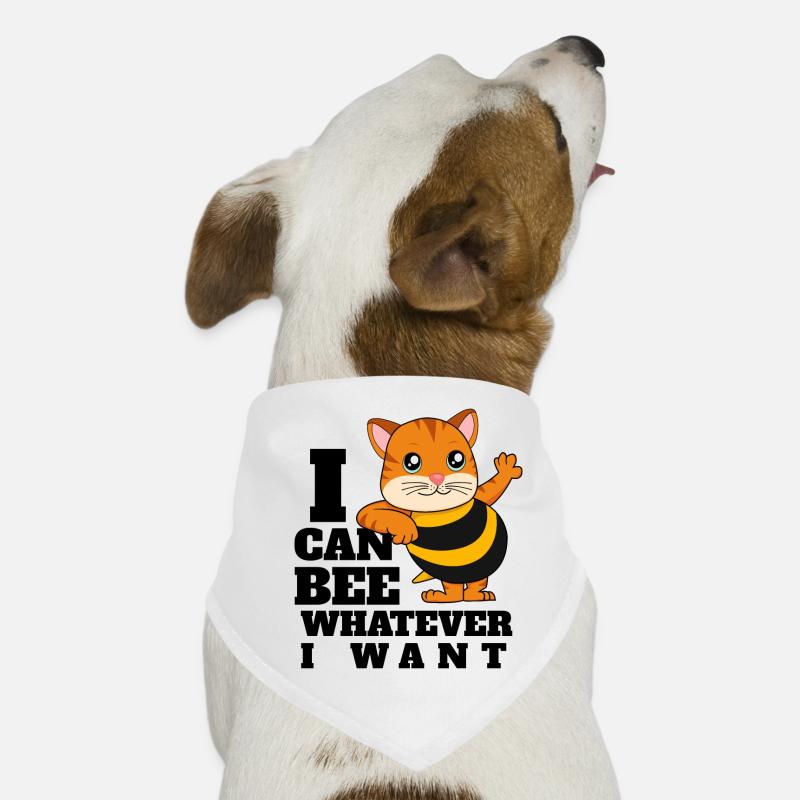 chat en costume d’abeille chatte lgbt lgbtqi+ Bandana pour chien