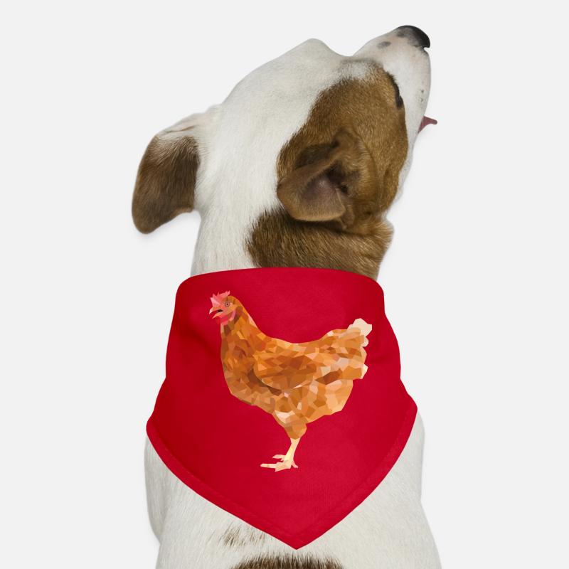 Huhn Hunde-Bandana