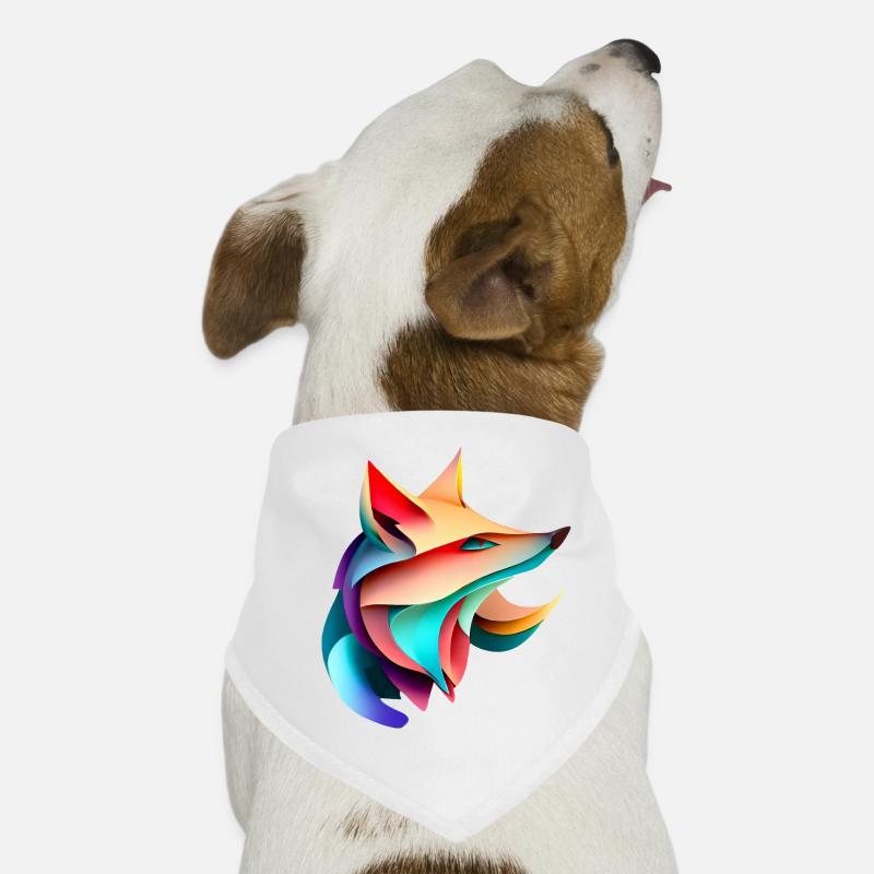 Fox Design Rayures élégantes Harmony Bandana pour chien