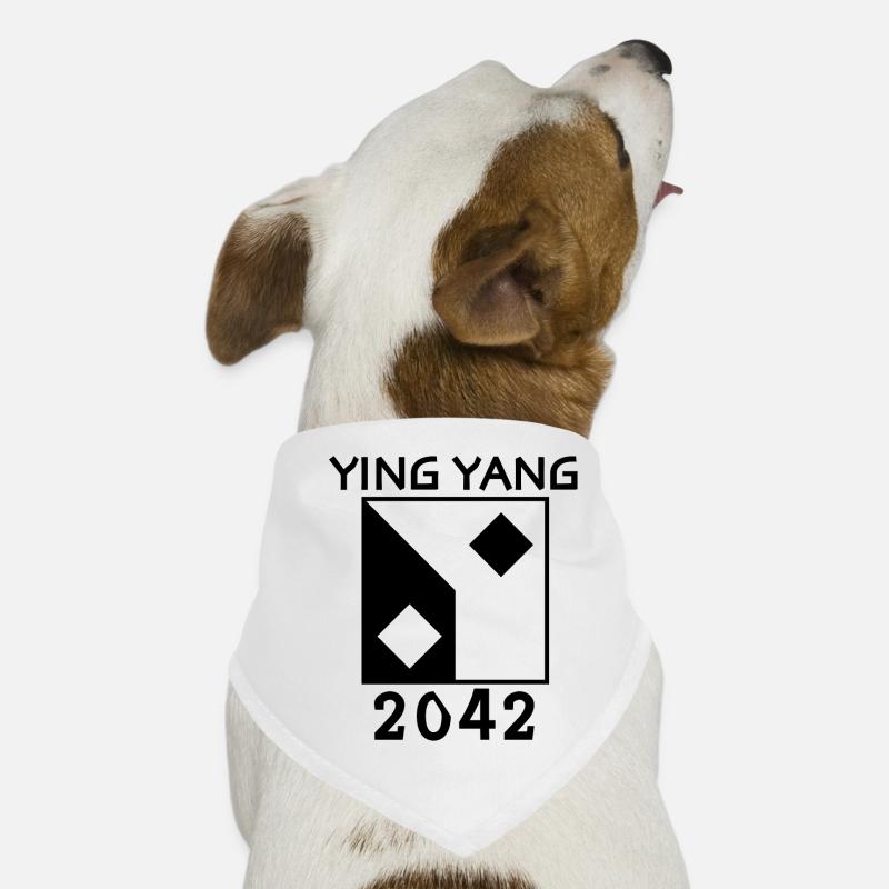YING YANG 2042 Bandana pour chien