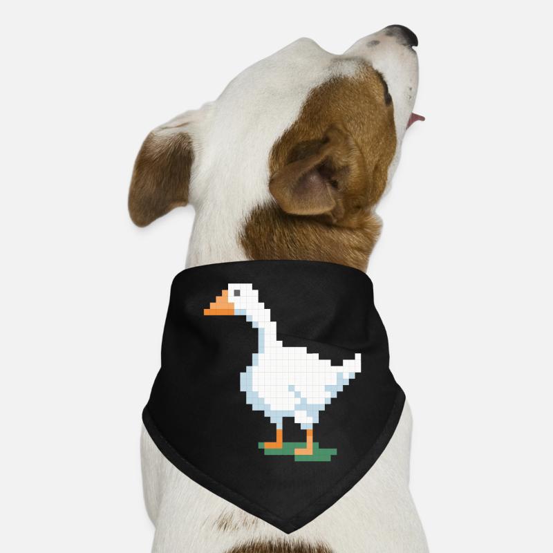 Un canard pixélisé Bandana pour chien