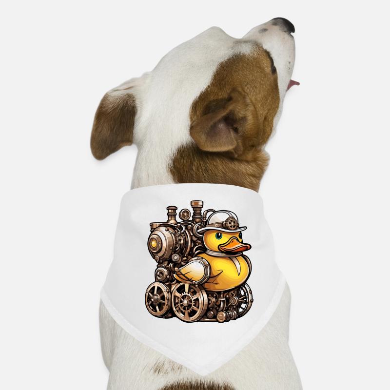 Canard en caoutchouc / canard en caoutchouc / eau / baignoire Bandana pour chien