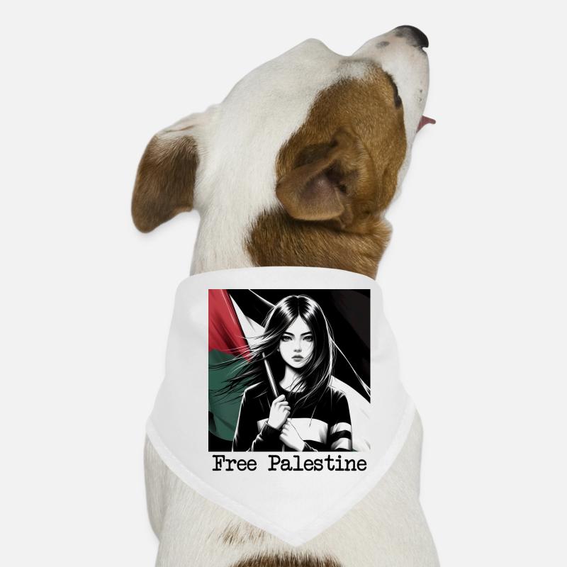 Palestine libre Bandana pour chien