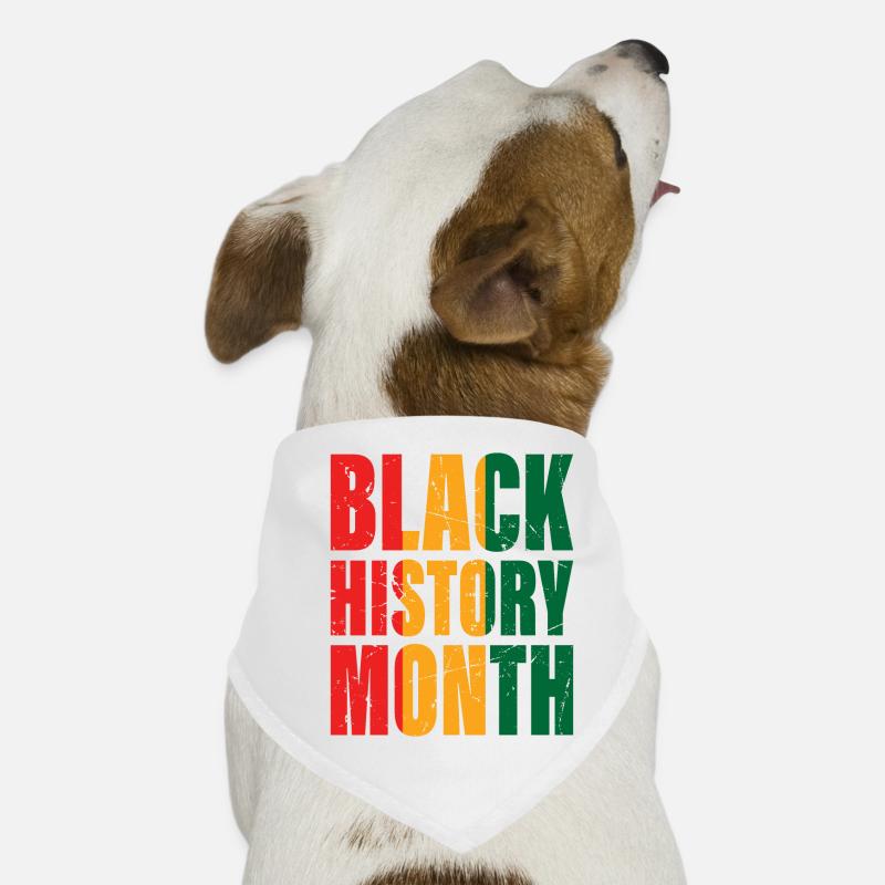 Black History Month Dog Bandana