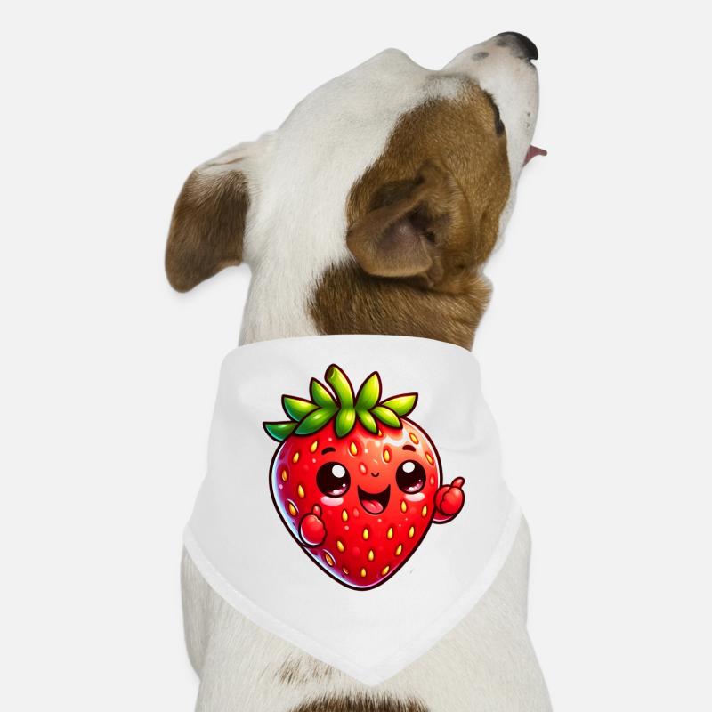 Erdbeer-Erdbeeren Hunde-Bandana