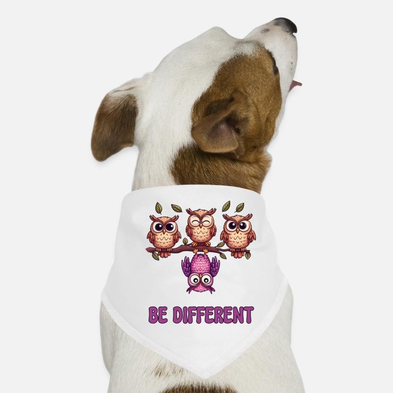Blending In Ist So Überbewertet Be Different Cute Owls Hunde-Bandana