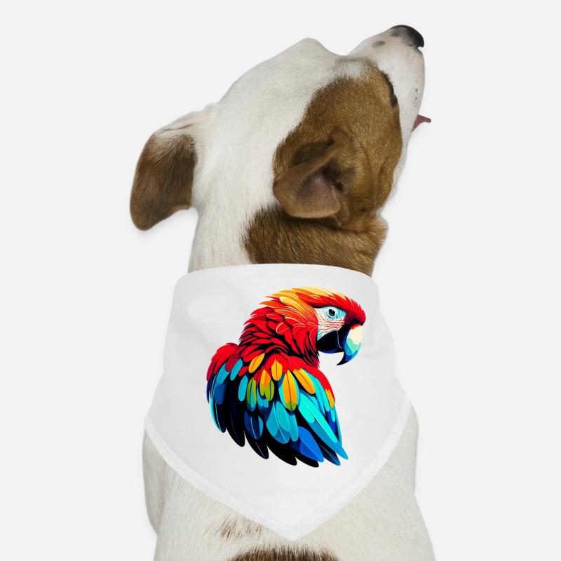 Perroquet Bandana pour chien