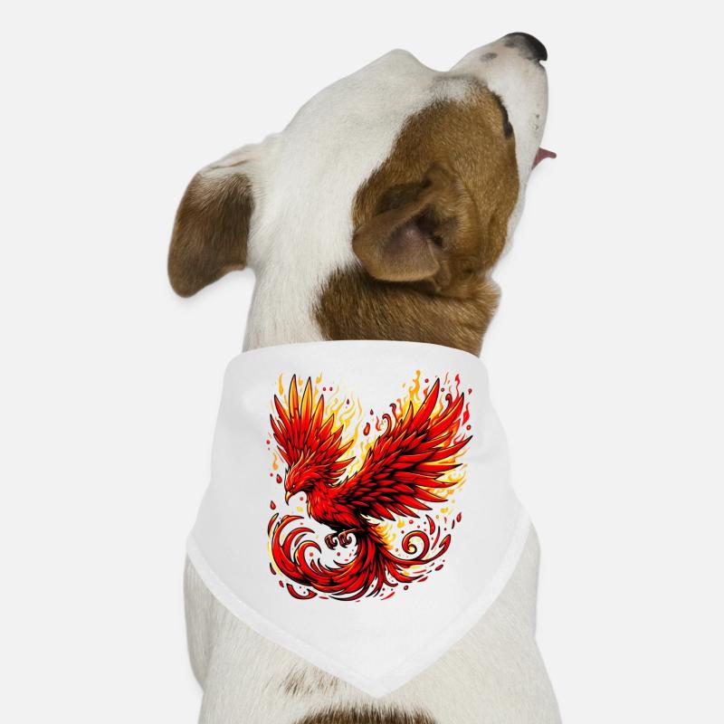 Red Phoenix Dog Bandana