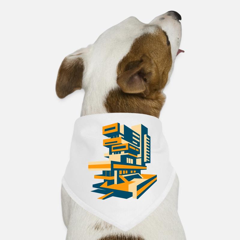 Rêve d’architecte #2 Bandana pour chien