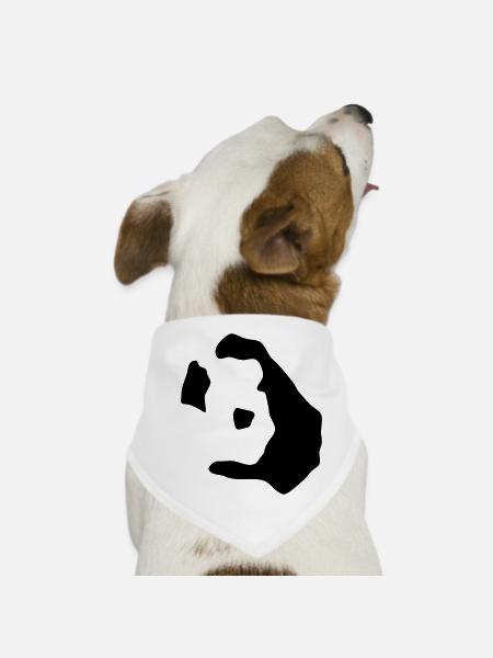 Santorini - Dog Bandana - white