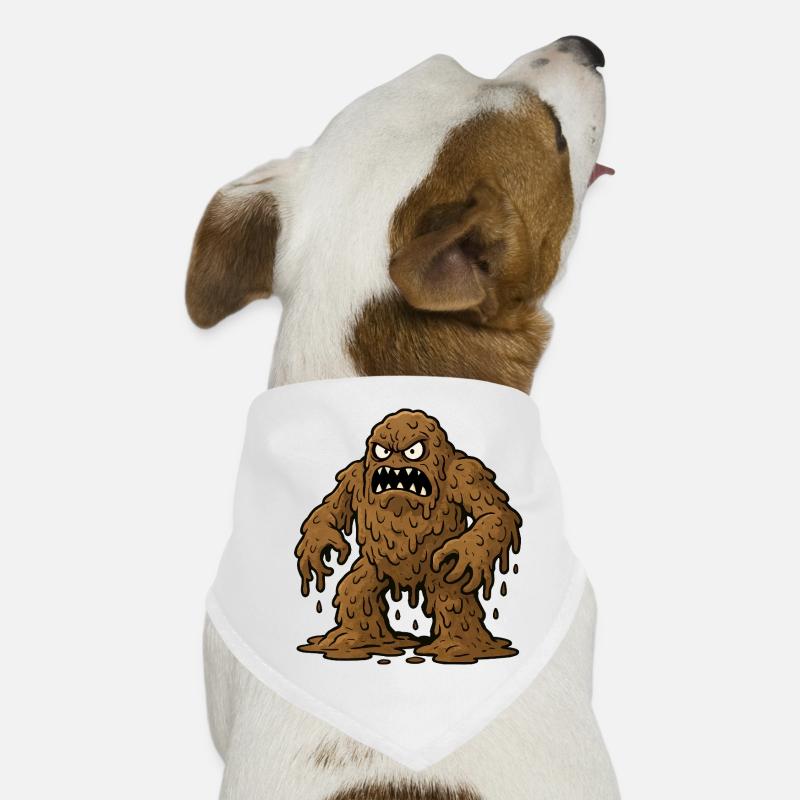 Brown Slime Monster Dog Bandana
