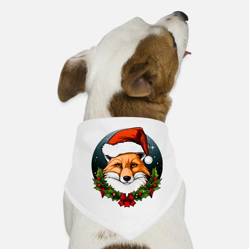 Renard de Noël Bandana pour chien
