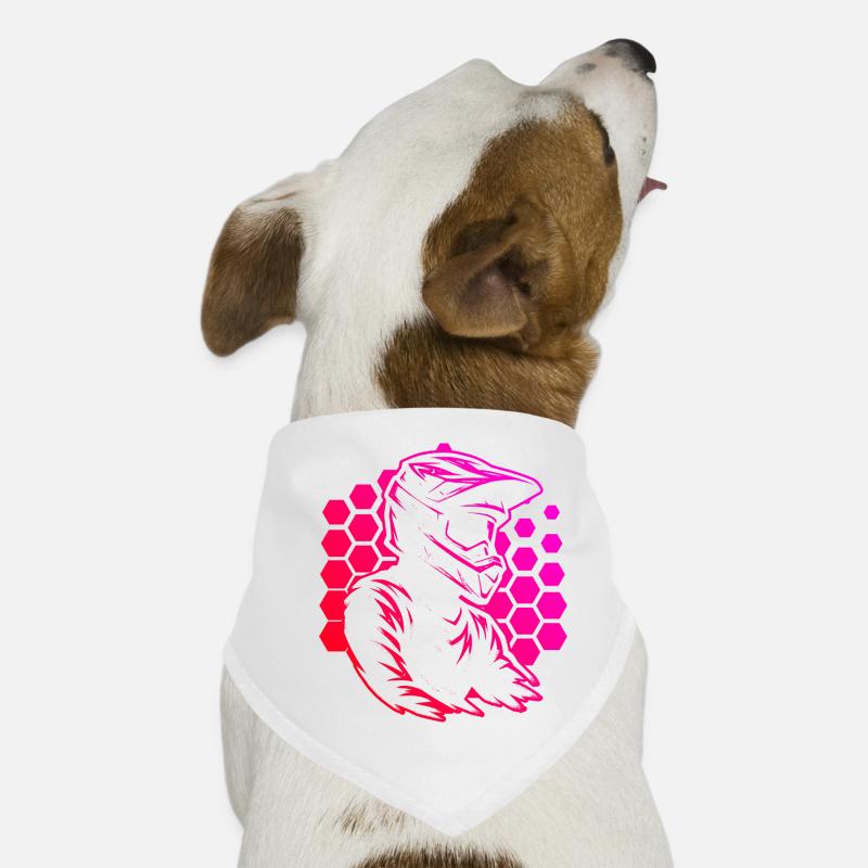 Clear Motocross Message Dog Bandana