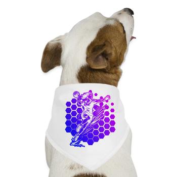 Handball Stil für jeden Anlass fuer Frauen - Hunde-Bandana - Weiß - Vorne