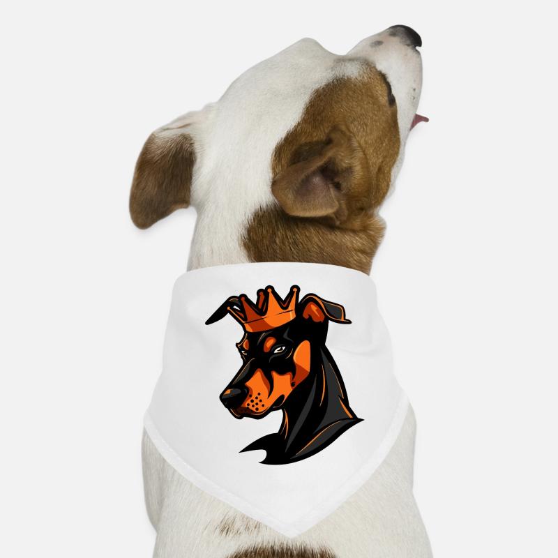 Couronne de chien doberman Bandana pour chien