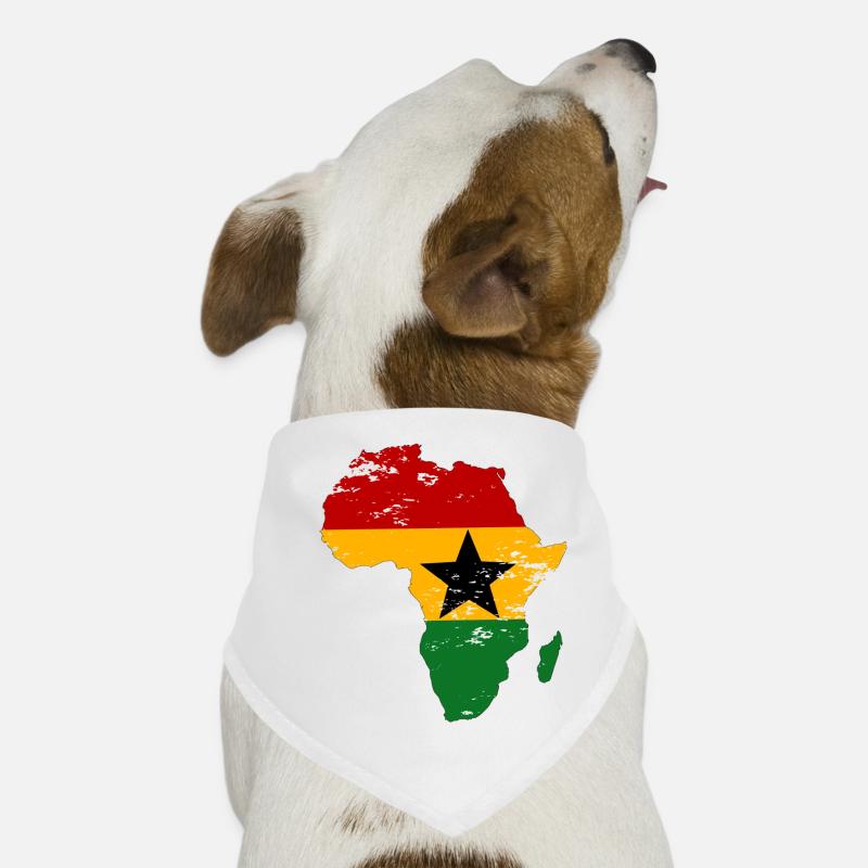 Ghana Flagge Afrika used Hunde-Bandana