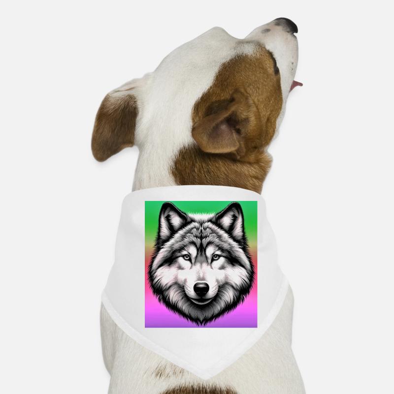 Wolf Hunde-Bandana