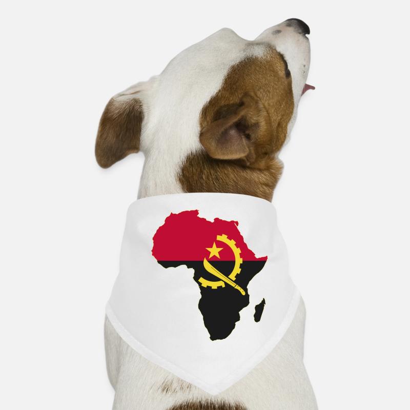Angola flag Africa used Dog Bandana