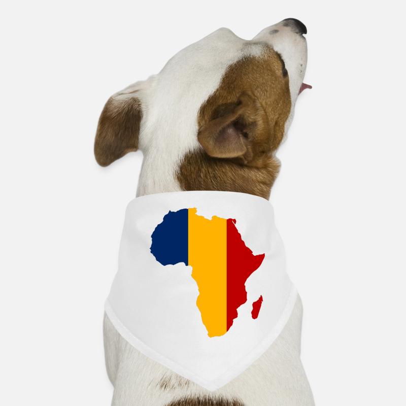 Tschad_Flagge_Afrika Dog Bandana