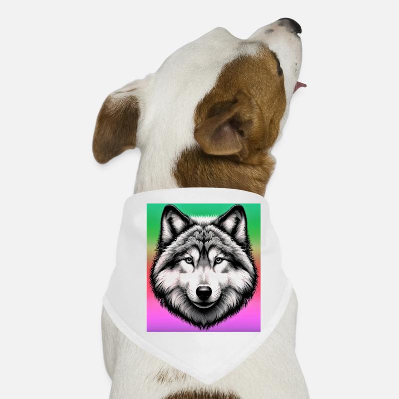 Wolf Dog Bandana