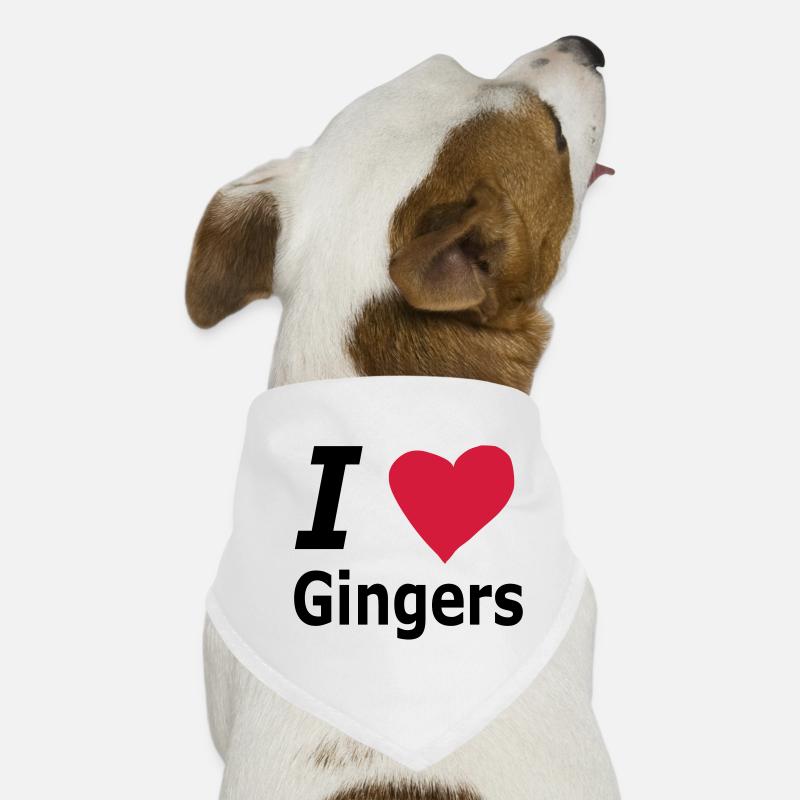 J'adore Gingers Bandana pour chien