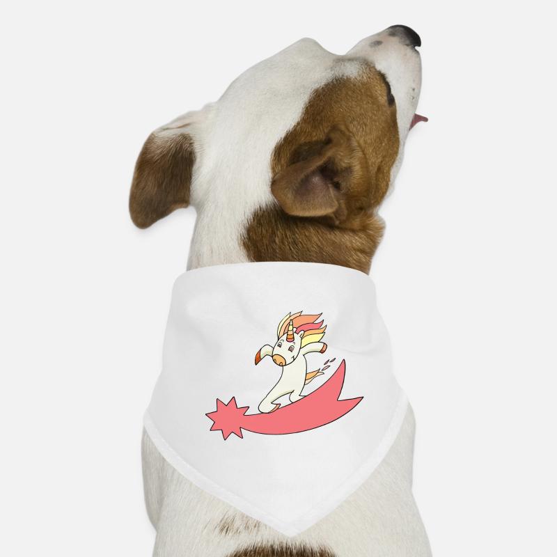 Licorne, étoile filante, surf Bandana pour chien