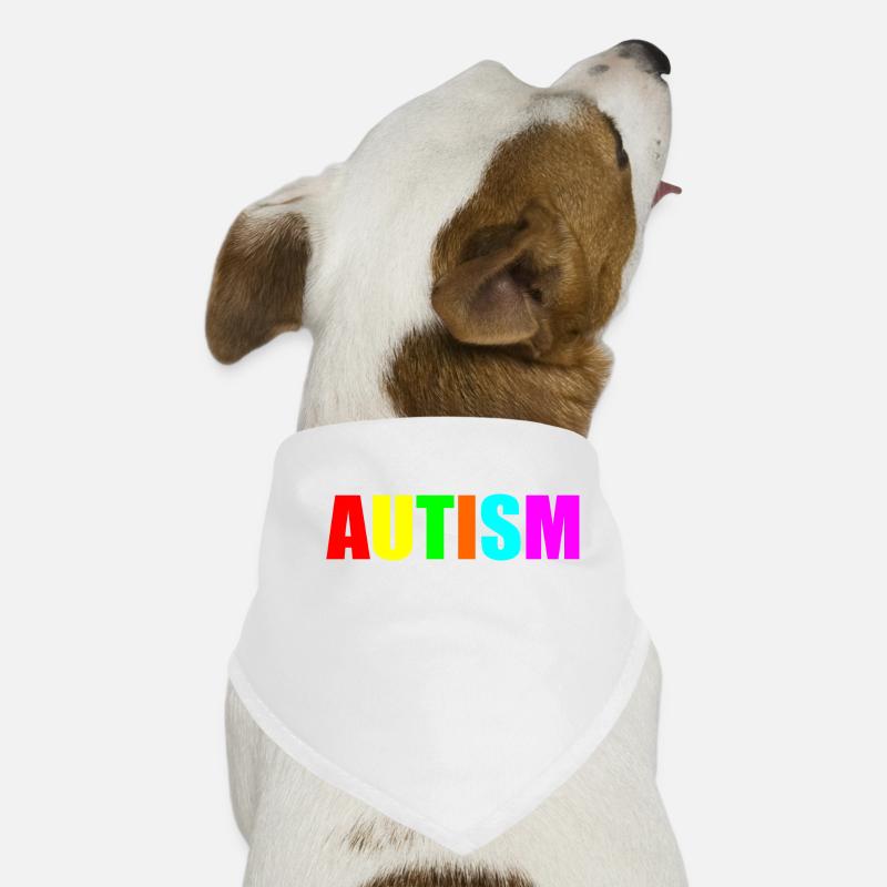 Autismus-Zitat Hunde-Bandana