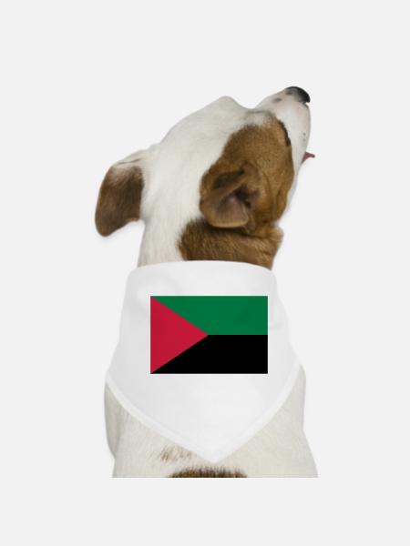 Martinique / 972 / Caraïbes / Martiniquais - Dog Bandana - white - Front