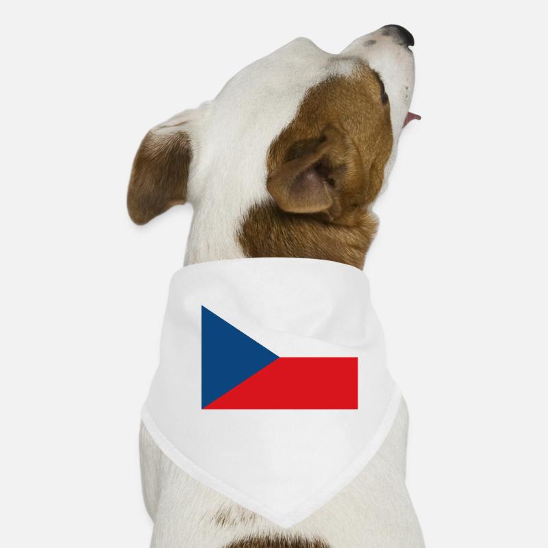 Tchéquie drapeau tchèque drapeau Bandana pour chien