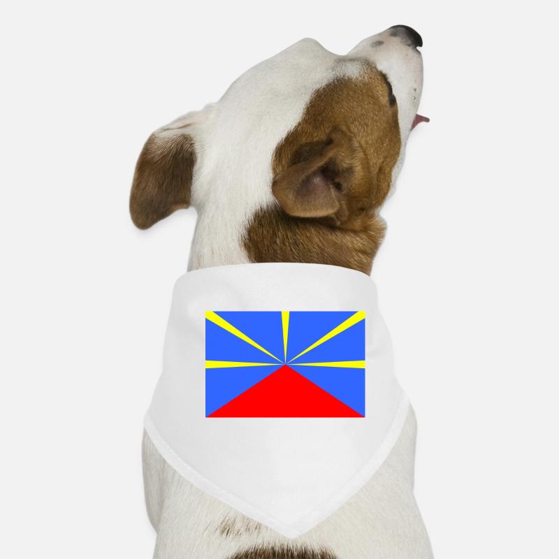 Drapeau Réunion Bandana pour chien