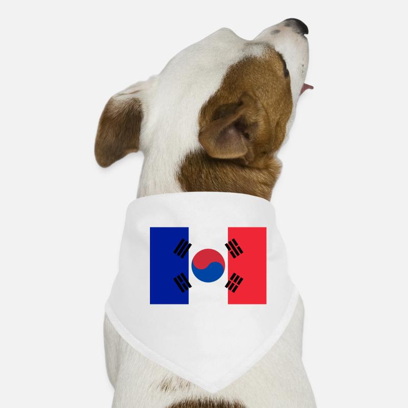 France Corée Bandana pour chien