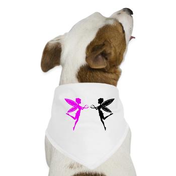 elfen - Hunde-Bandana - Weiß - Vorne