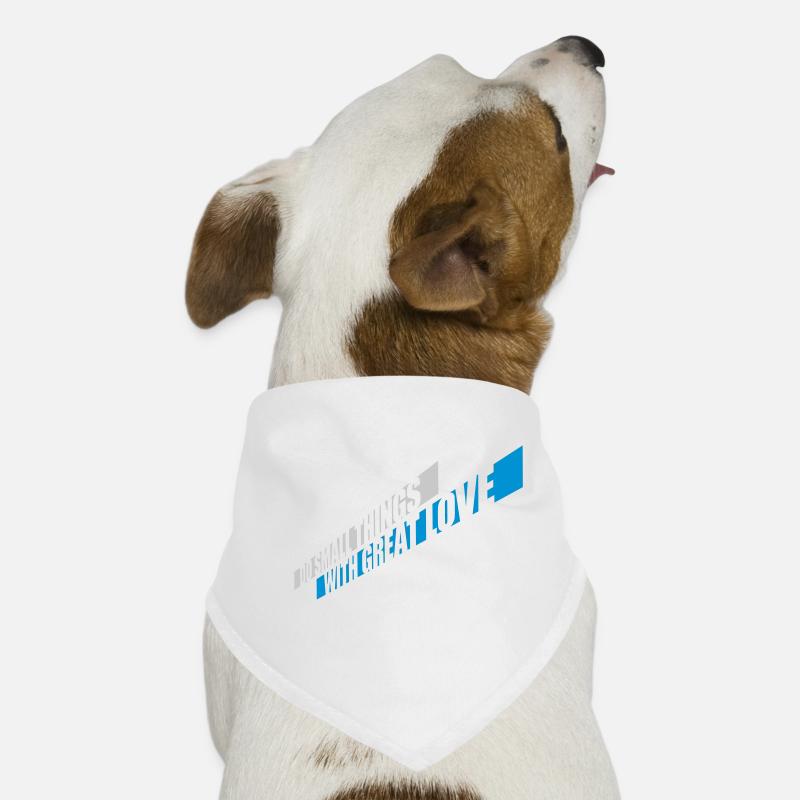 Zitat do small things Hunde-Bandana