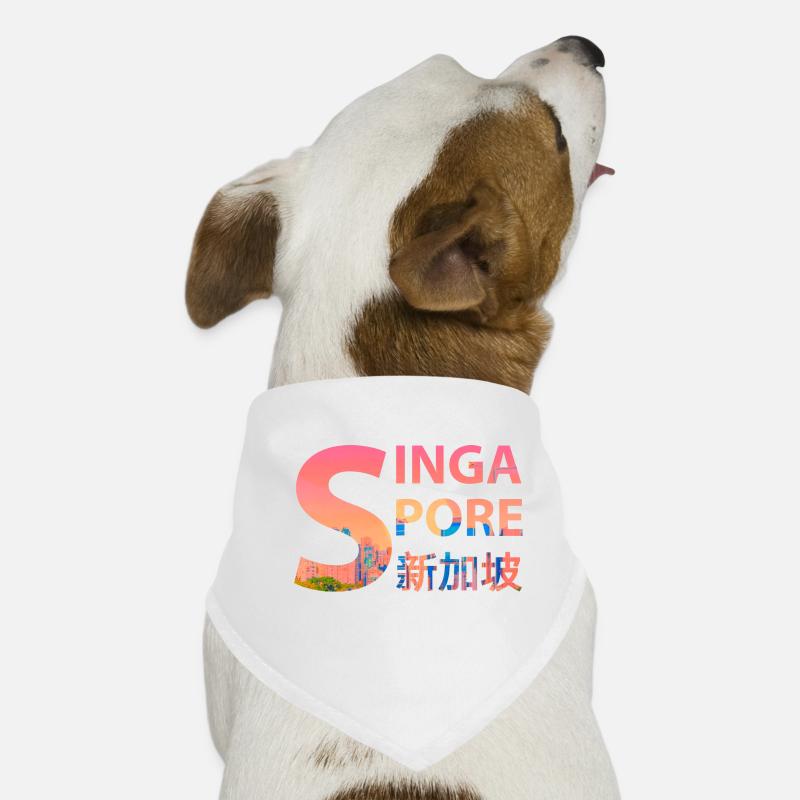 Singapur Hunde-Bandana