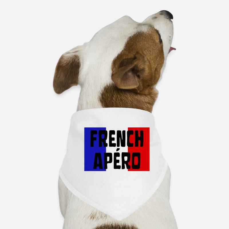 FRENCH APÉRO - Drapeau Français Bandana pour chien