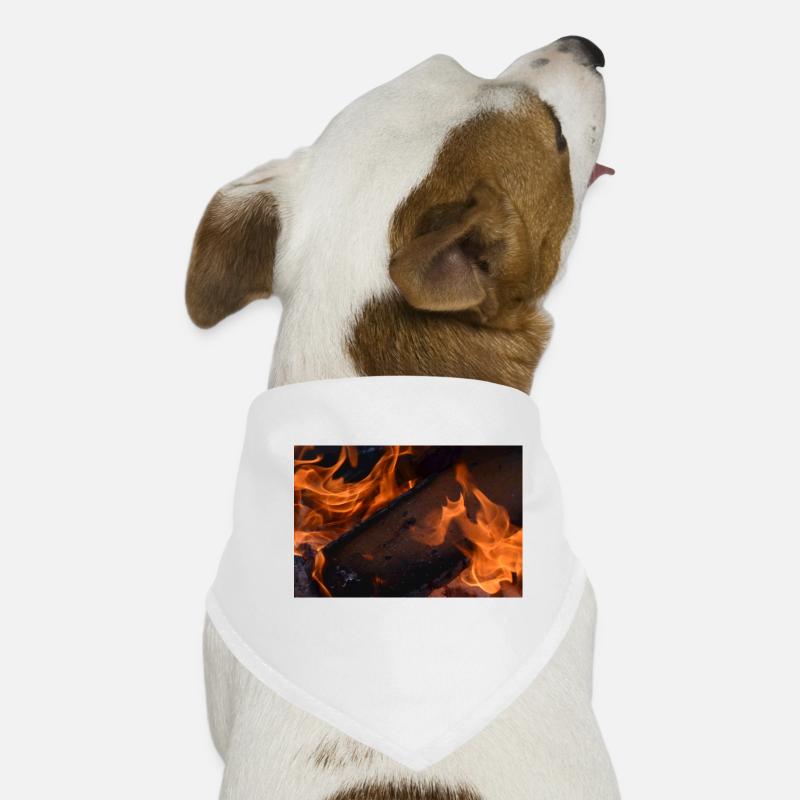 Dark Flames Dog Bandana