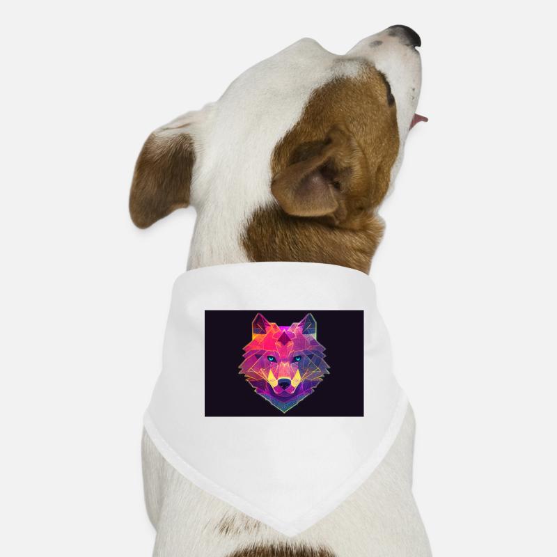 Polygon wolf Dog Bandana