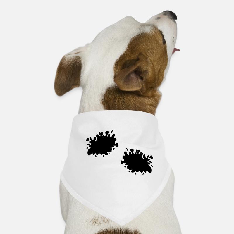 Kleckse Hunde-Bandana