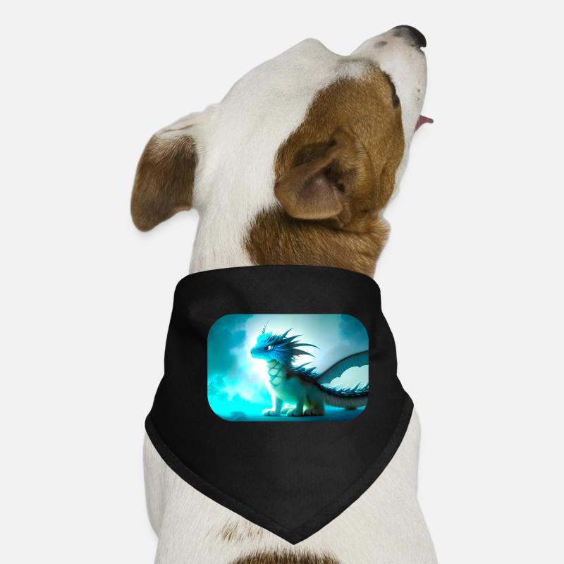 Grummliger kleiner Drache Hunde-Bandana