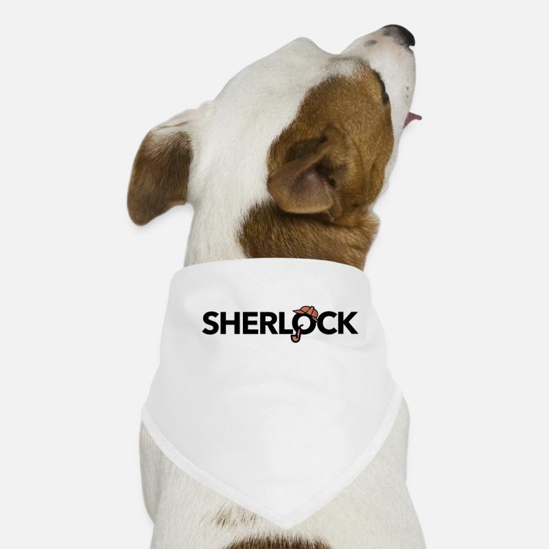 Sherlock Holmes (noir) Bandana pour chien