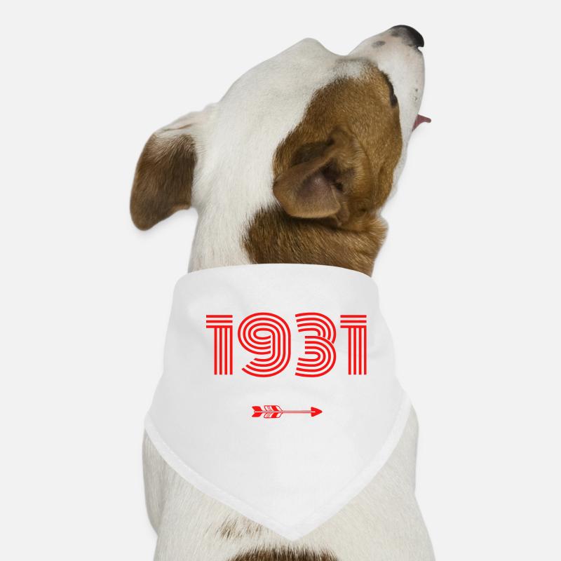 Né en 1931 Bandana pour chien