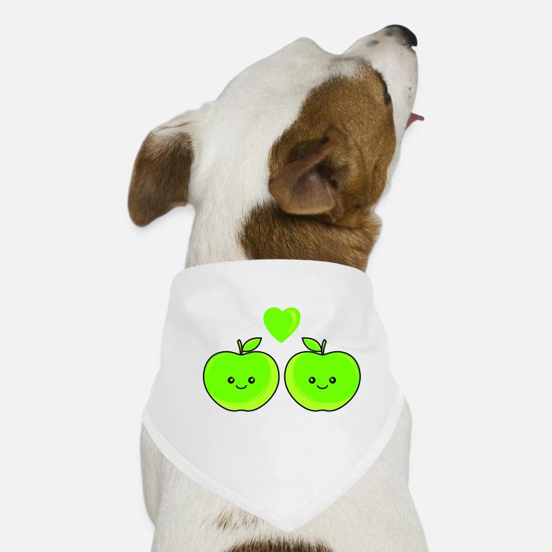 L’amour de la pomme Bandana pour chien