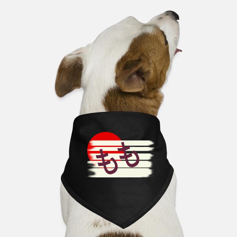 Momo Japanese Language Dog Bandana