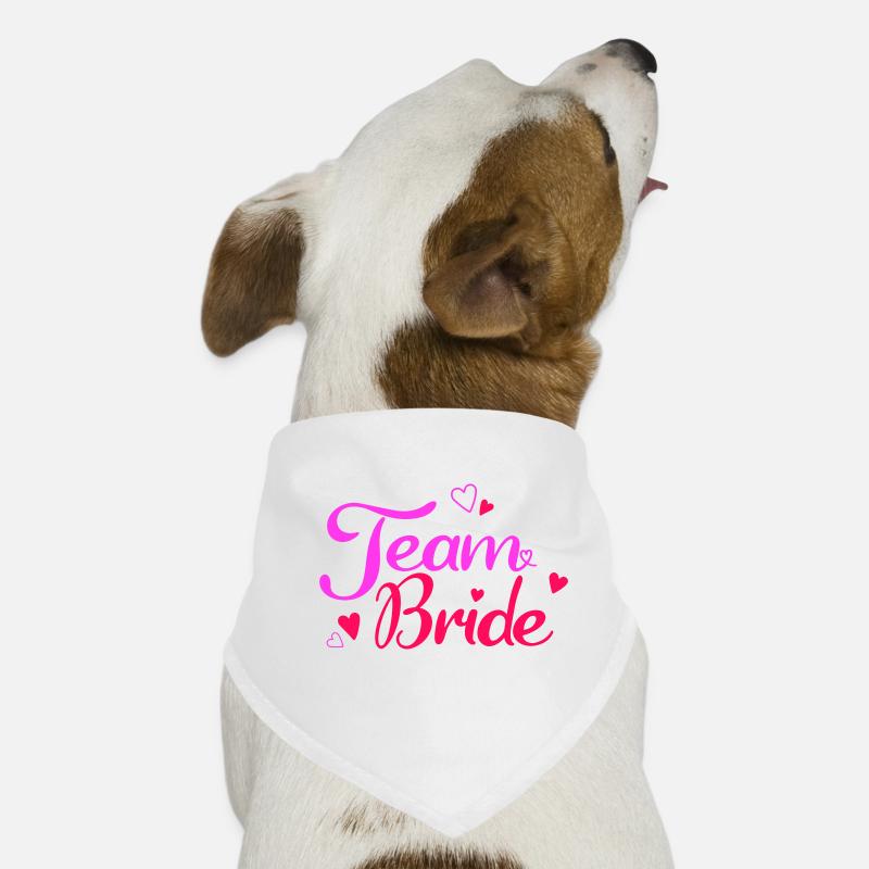 Team Bride Hunde-Bandana