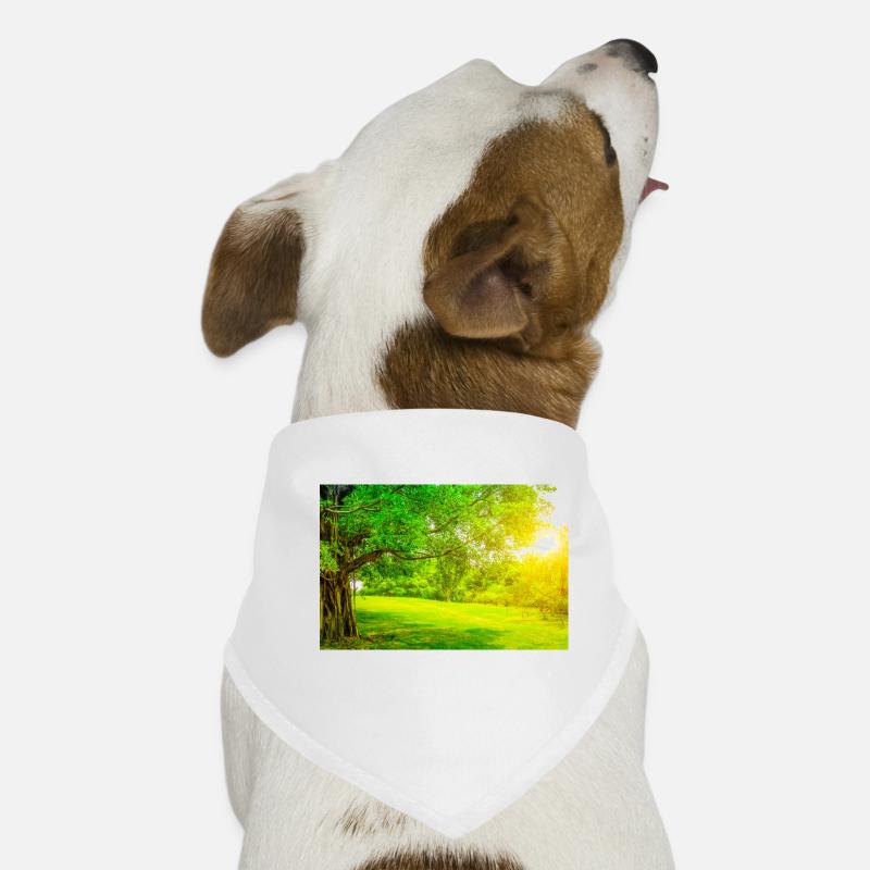1418 - Hunde-Bandana - Weiß