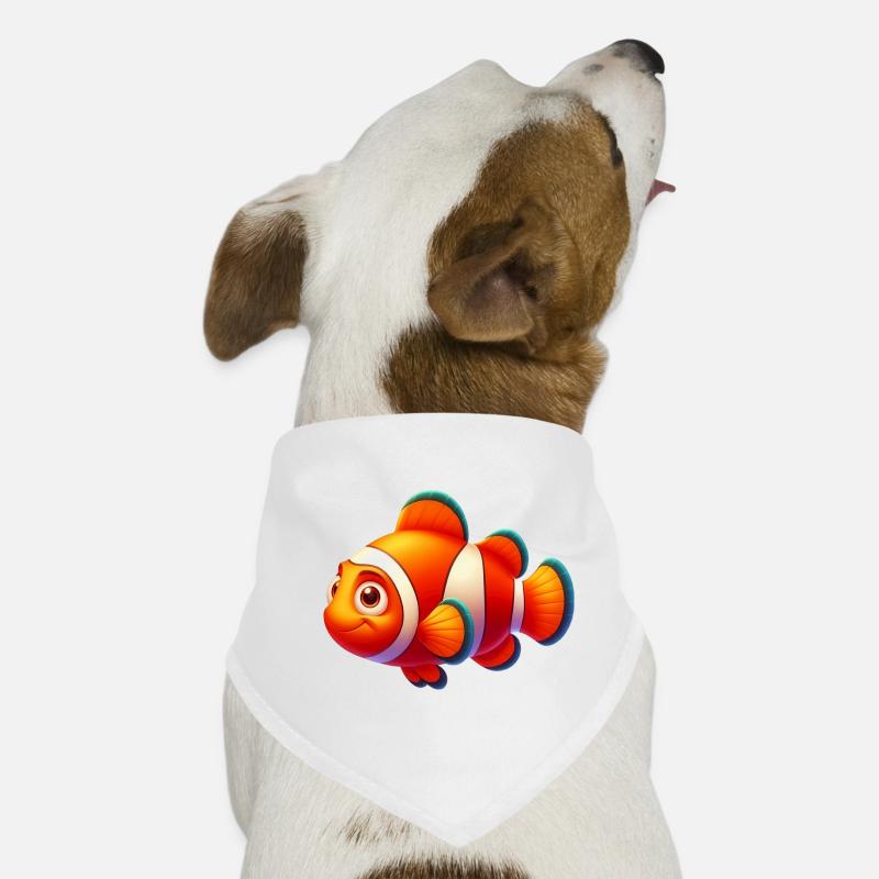 Clownfisch Hunde-Bandana