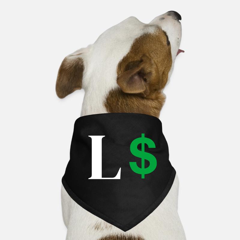 Lettre l dollar Bandana pour chien